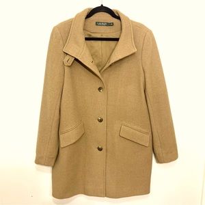 Lauren Ralph Lauren Camel/Tan Colored  coat. Worn Once!